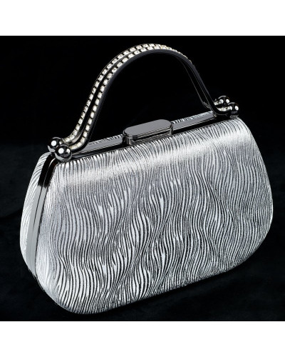 Pochette de soirée, Argentée