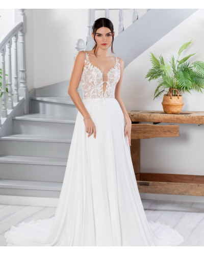 MAXIMS WEDDING - Robe de mariée, bohème et fluide