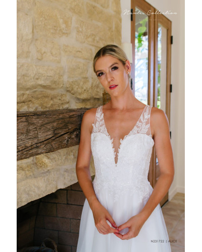 MAXIMS WEDDING - Robe de mariée, princesse en dentelle et tulle