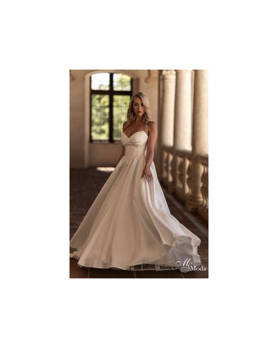 MS MODA - Robe de mariée, bustier, mikado